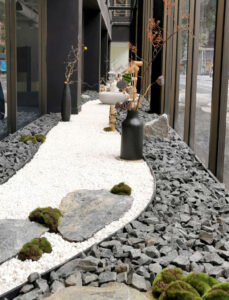 Japanese Garden Window Display –Melbourne CBD – Ploterra - Landscape Design and Construction