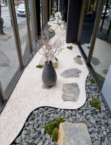 Japanese Garden Window Display –Melbourne CBD – Ploterra - Landscape Design and Construction